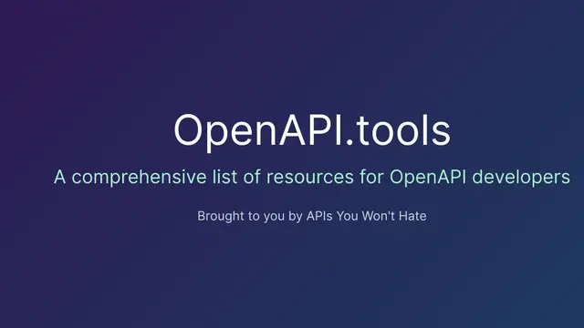 OpenApi.tools